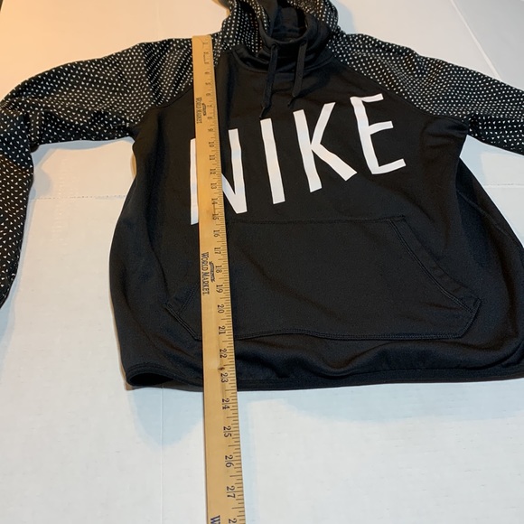 Nike Womens Dri-fit black & white hoodie size small - Picture 5 of 9